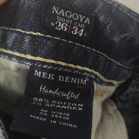 MEK Denim Nagoya Boot Cut Jeans distressed - Picture 14 of 14
